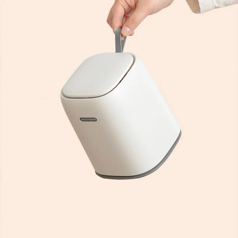 Квадратный мини-контейнер для мусора офисного стола милый контейнер Cubo Basura Reciclaje