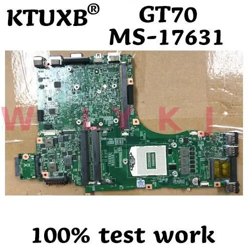 KTUXB MS-17631 MS-1763 материнская плата для MSI GT70 X7829 ноутбук PGA947 HM87 DDR3 100% тесты работы REV 2 0 |