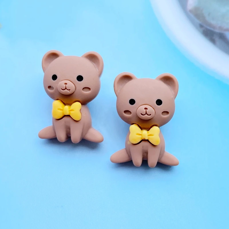 

20Pcs Cute Mixed Mini Cartoon Animals FlatBack Resin Cabochons Scrapbooking DIY Jewelry Craft Decoration Accessories H77