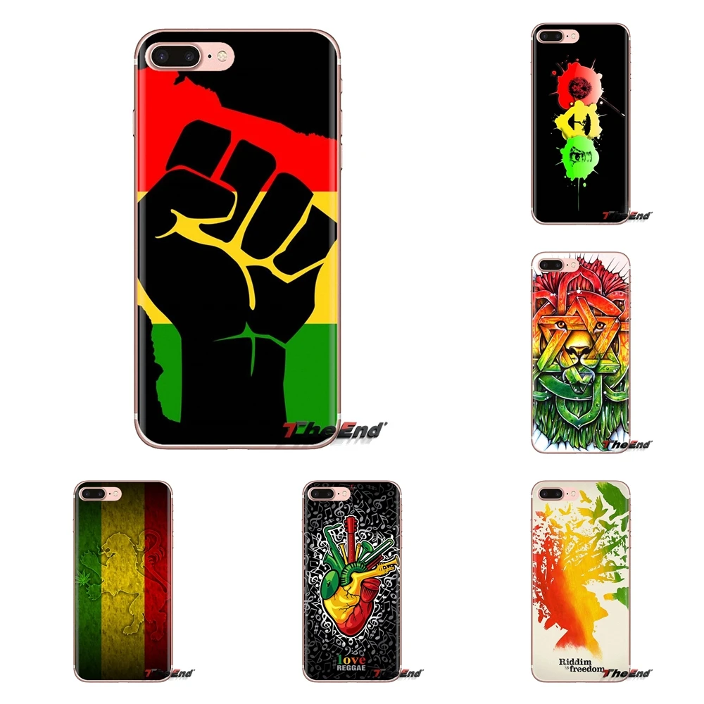 Reggae Красный Золотой Зеленый Ямайский мягкий прозрачный чехол для Xiaomi Redmi 4A S2 Note 3 3S