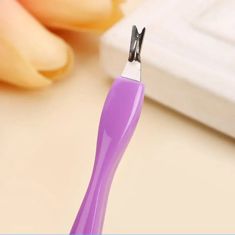 Средство для удаления кутикулы нержавеющая сталь двойная головка ногтевого