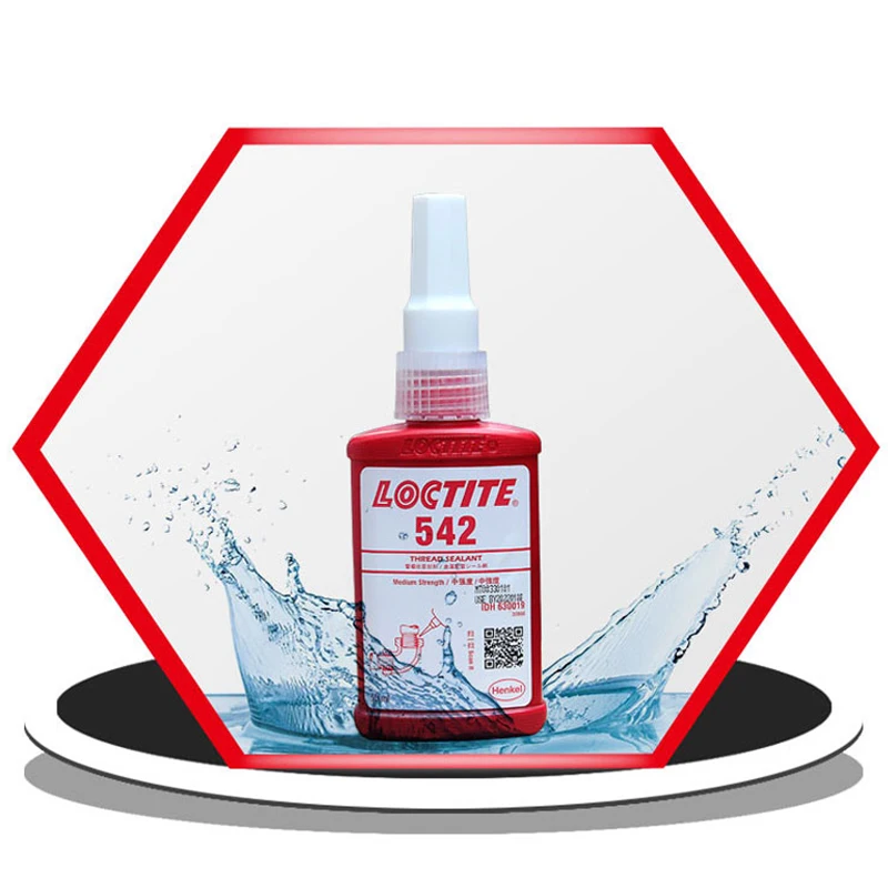50/250 мл клей-герметик Loctite 542 для резьбы средней прочности герметичное уплотнение