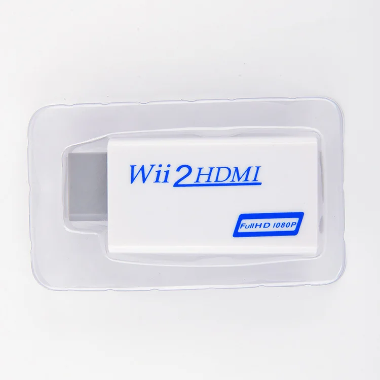 От производителя wii к HDMI адаптер nintendo wii к HDMI 1080P ультра-прозрачный конвертер