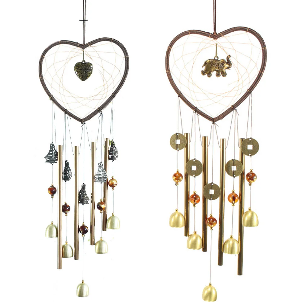 Ветряные колокольчики окна двора Открытый Сад домашний декор фэн-шуй орнамент |