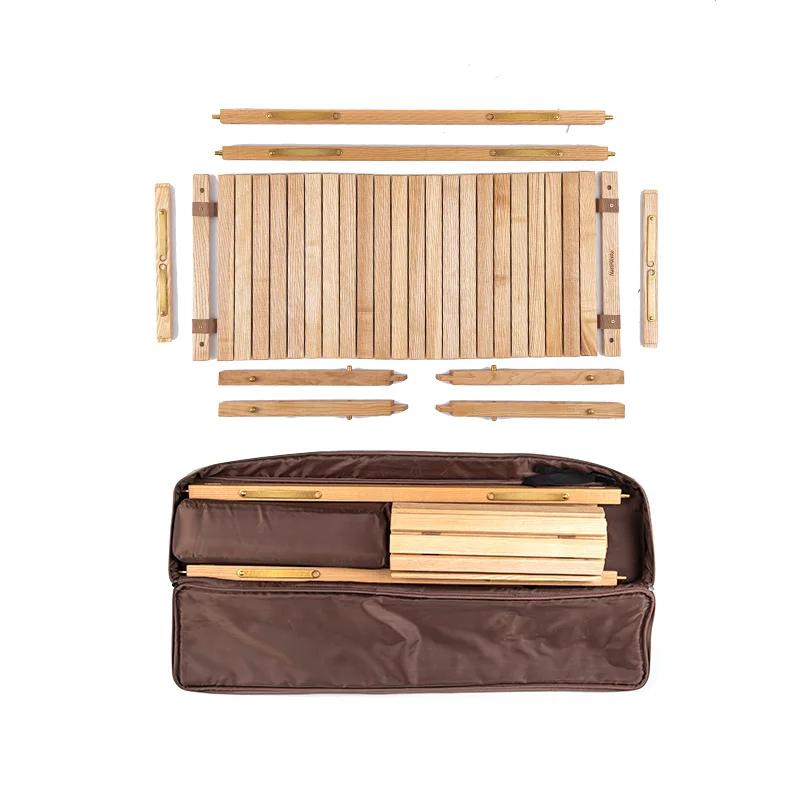 Складной стол Naturehike для кемпинга переносной из массива дерева дома и путешествий