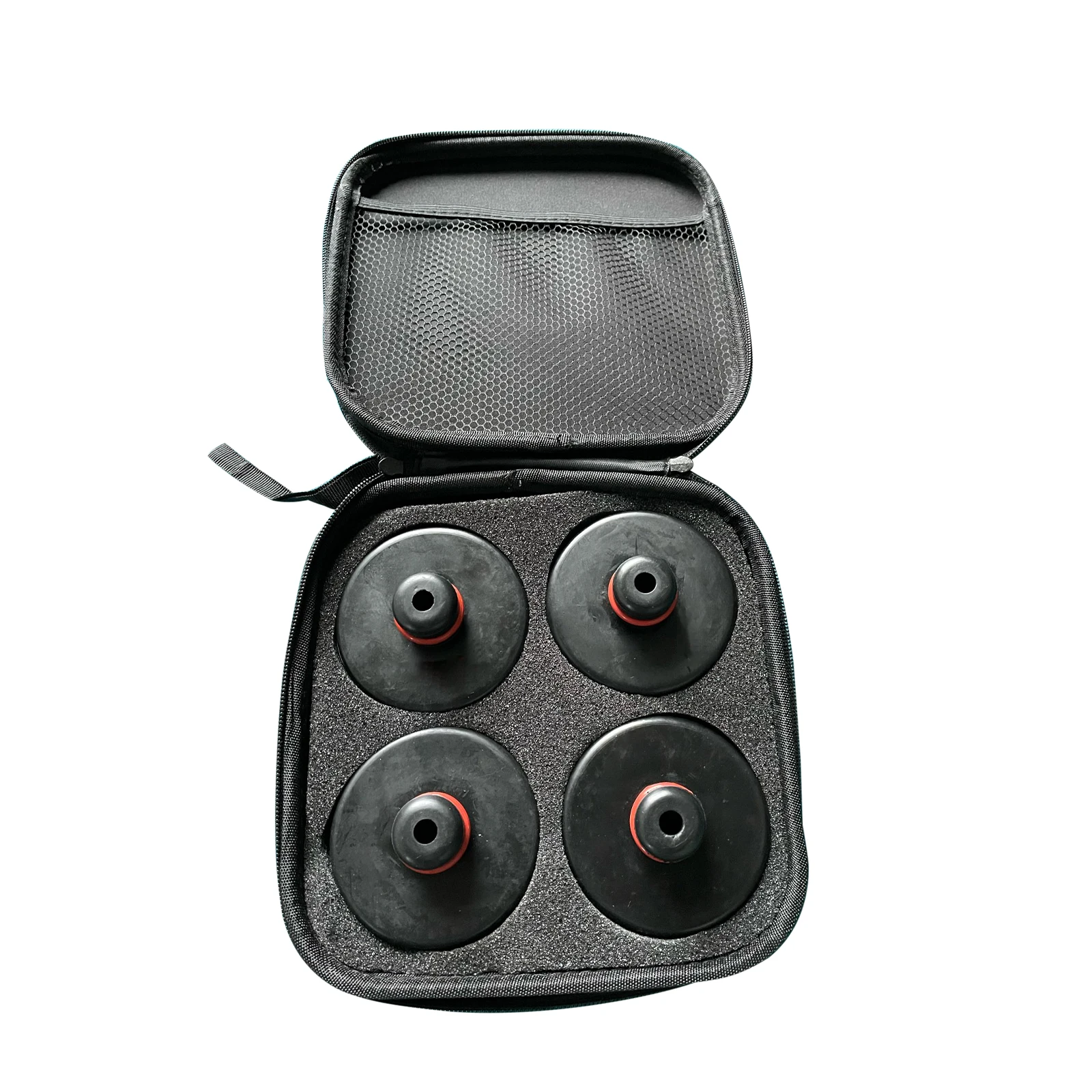 

4 Pcs Durable Car Rubber Jack Pad Lifting Point Adapter Storage Case Box Non-Slip Support Frame Protector For Tesla Model X/S/3