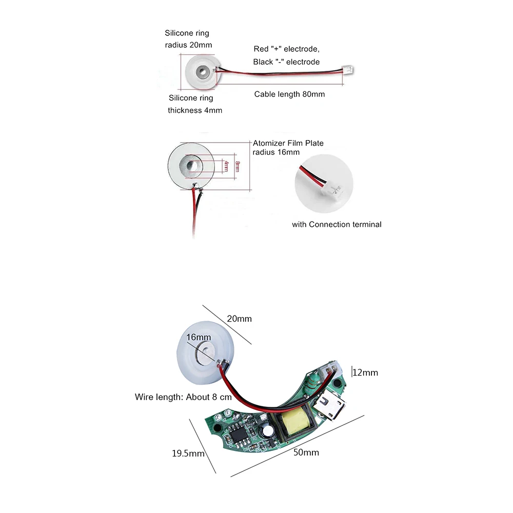 1 шт. 16 мм Сделай Сам увлажняющий преобразователь туманообразователь распылитель