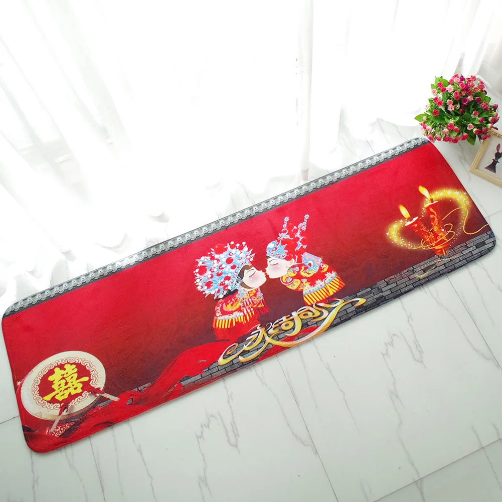 

Домашние декоративные коврики с принтом, традиционный китайский мультяшный коврик, стирающийся в стиральной машине, ковры для прихожей, гостиной, впитывающие напольные коврики