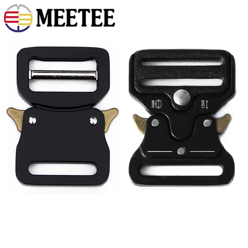 Meetee 1 шт. толстая металлическая съемная пряжка для поясного ремня безопасные