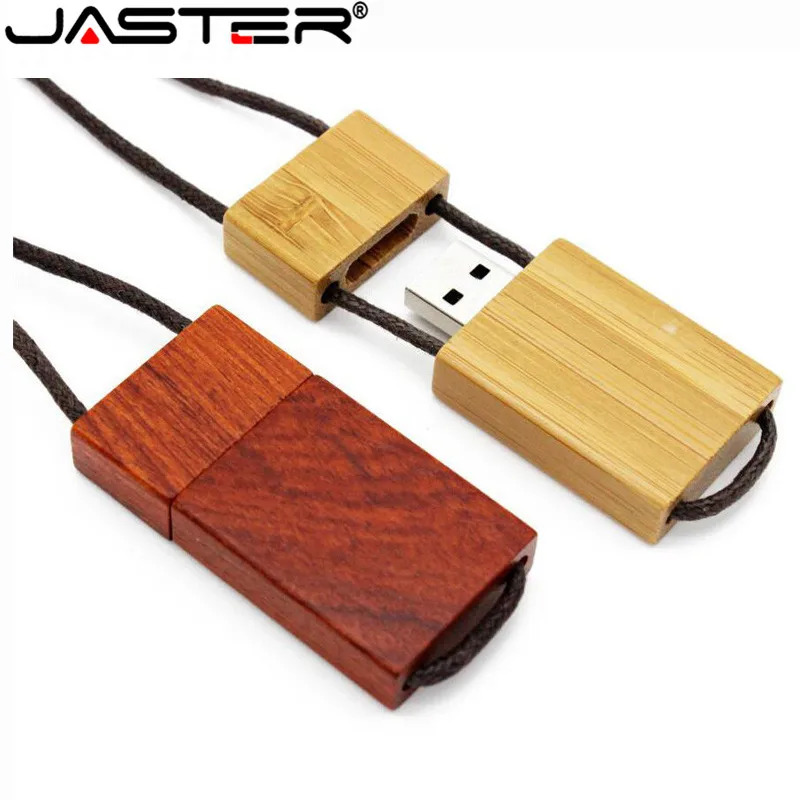 JASTER красный деревянный флэш накопитель usb 2 0 с бамбуковым чехол (Бесплатный