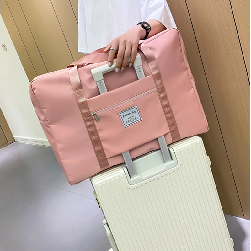 Модные водонепроницаемые дорожные сумки для мужчин и женщин нейлоновая холщовая