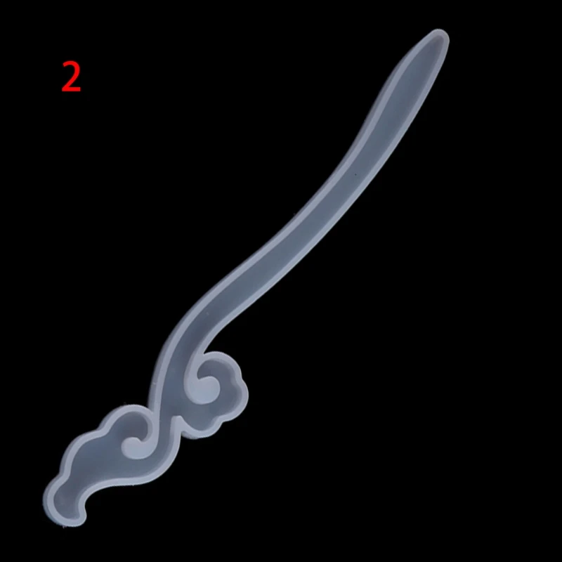 

DIY Silicone Hairpin Mold Making Hair Stick Mould Jewelry Pendant Resin Craft