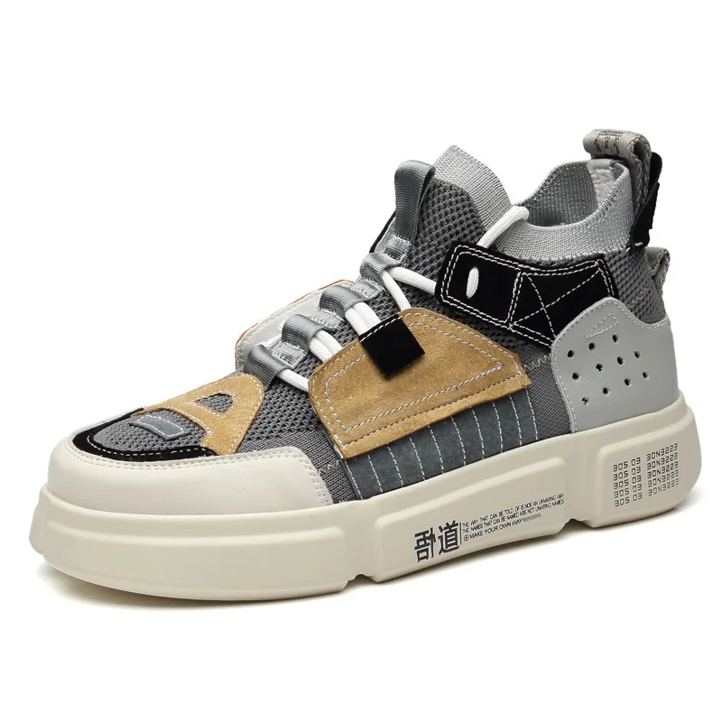 Мужские кроссовки на платформе Zapatos De Hombre Tenis Masculin повседневная кожаная обувь