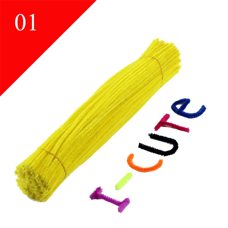 100 шт./компл. Детские шнуры ручной работы игрушки смешанные DIY бархатные ручные