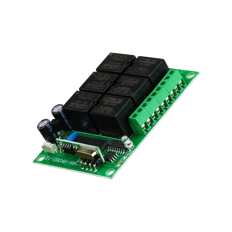DC 12V 24V 36V 6 канальный РЧ Беспроводной переключатель системы дистанционного