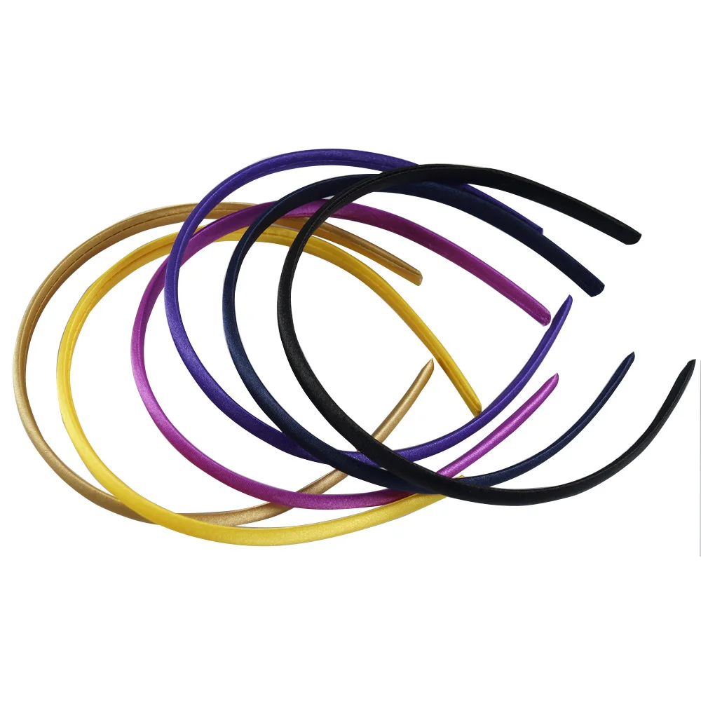 20 шт./лот обруч для волос карамельных цветов девочек ширина 10 мм однотонный из