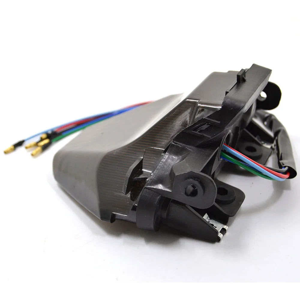 Встроенный светодиодный задний фонарь для мотоцикла тормозной сигнал поворота