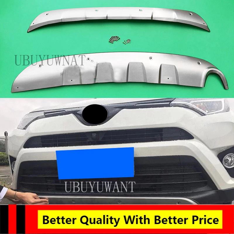 Задняя/Передняя Защитная панель из нержавеющей стали для Toyota RAV 4 RAV4 2016 2017 2018 |
