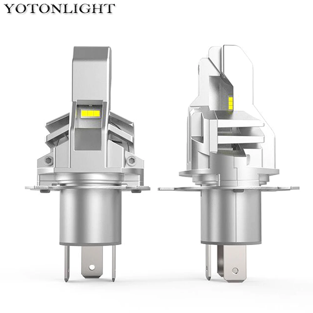 

YOTONLIGHT 1:1 дизайн 72W фары для 8400LM H4 светодиодный лампы фар автомобилей лампада светодиодный H4 9003 HB2 фара для мотоцикла светодиодный automotiv 6000K 12v