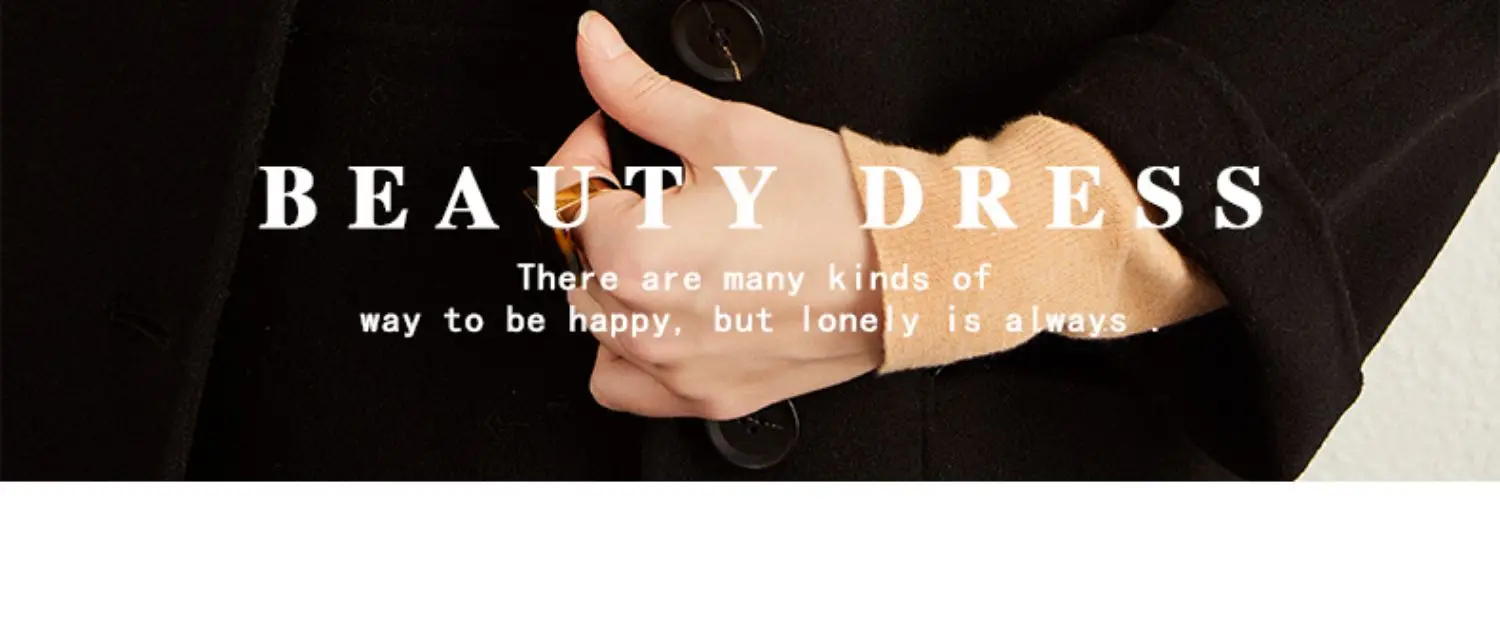 

JCHB 2021 elegant high quality women Spring black coat without liner Winter woolen coat women's medium long 100% cashmere coat