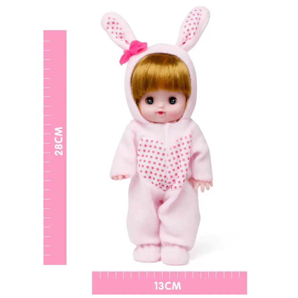 

Kuulee Cute Baby Voice Dolls Newborn Toddler Girl Doll Gold Hair Appease Girl Dolls