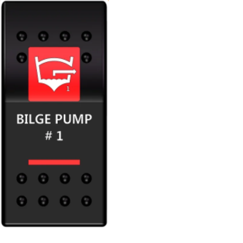 Универсальный откачивающий насос № 1 Переключатель ВКЛ/ВЫКЛ 4x4 красная