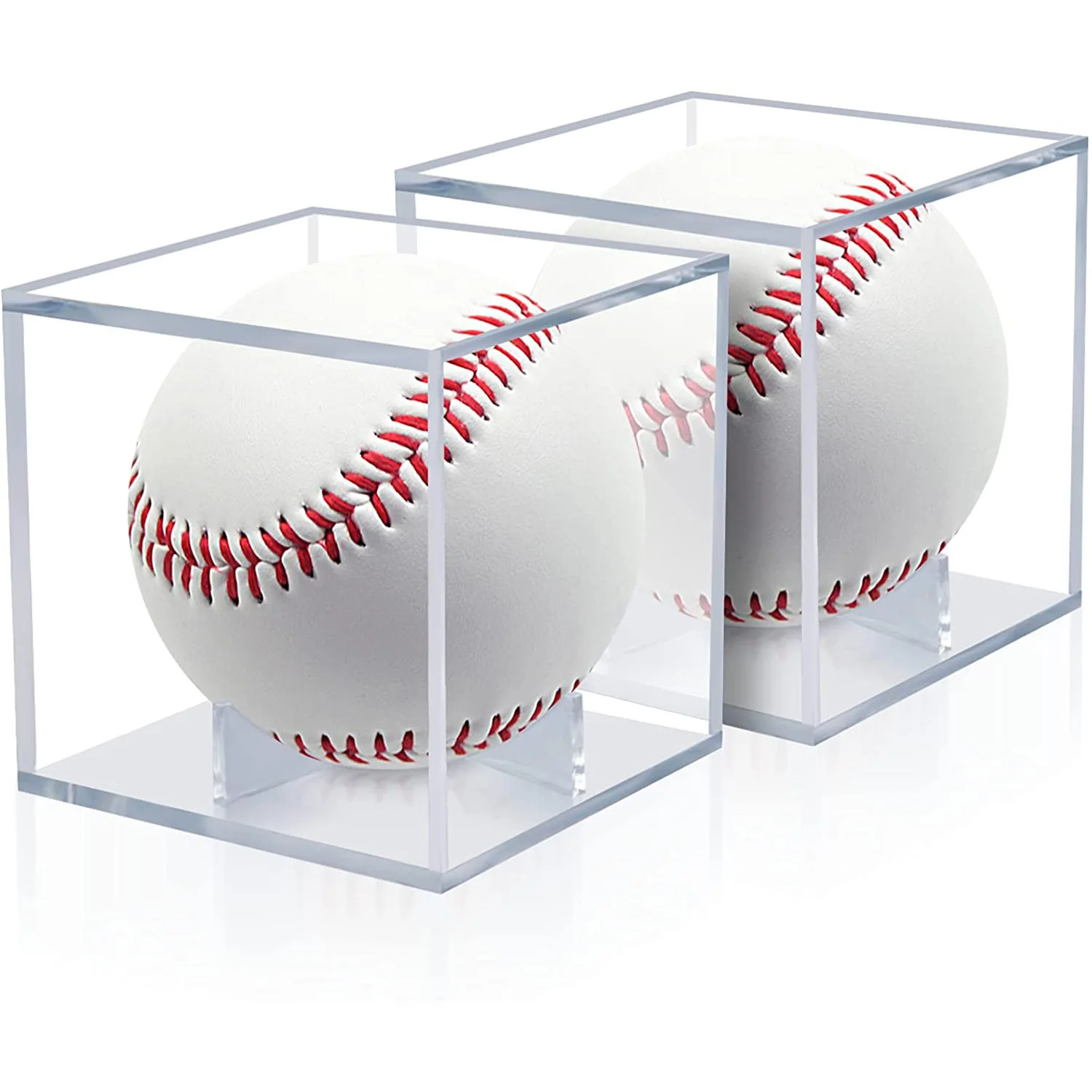 Box Display Golf Tennis Ball Transparent Case For Souvenir Storage Box Holder Uv Protection Dust
