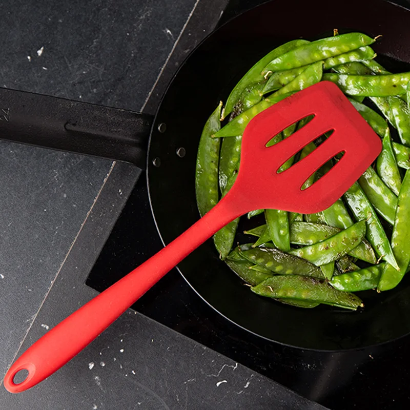 Антипригарный силиконовый шпатель Тернер шлицевая поварка блинное Яйцо