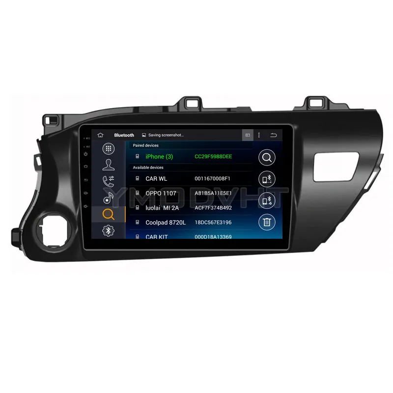 YMODVHT 10 1 дюймов 4G Восьмиядерный Android 9 0 7 автомобильный dvd плеер для Toyota Hilux 2016 2017 2018