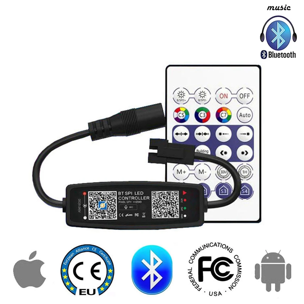 Bluetooth-контроллер для светодиодной ленты WS2812 WS2811 SK6812 Pixel | Освещение