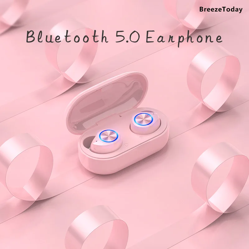 TWS наушники Беспроводные для Huawei Xiaomi Bluetooth гарнитура OPPO iPhone Samsung мобильный телефон