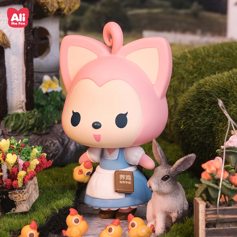 

Blind Box Fox Rose Secret Environment Handmade Run Fairy Tale Series 5 Tide Playing Mini Doll Toys Adorns Lovely Desk Decore