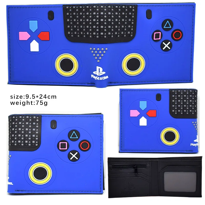 Кошелек &quotPlaystation&quot серый игровой кошелек прозрачное отделение для
