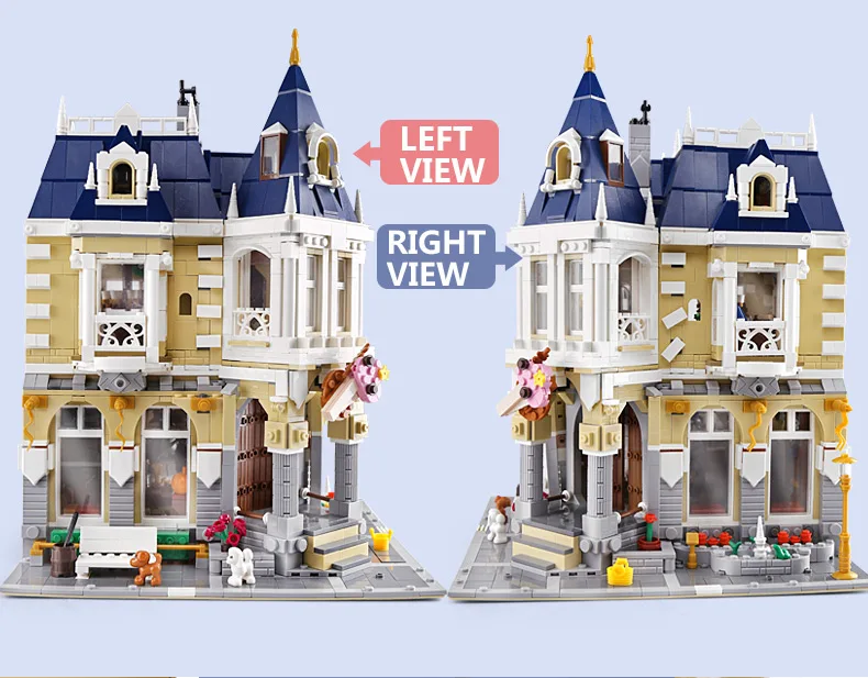 

0923 Streetview Building Toys Compatible With MOC-14603 Costume Shop Assembly Model Building Blocks Bricks Kids Christmas Gifts