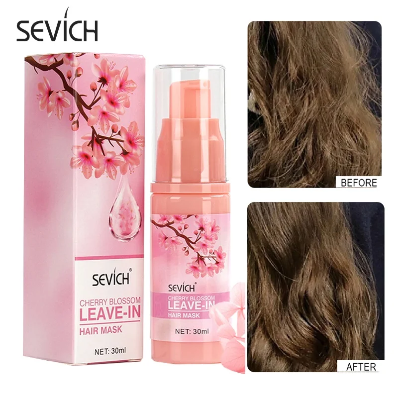 

Sevich Sakura Leave-in Hair Mask Nourish Scalp Repair Dry Damage Keratin Hair Treatment Nursing Glycerol Hairdressing Hair Care