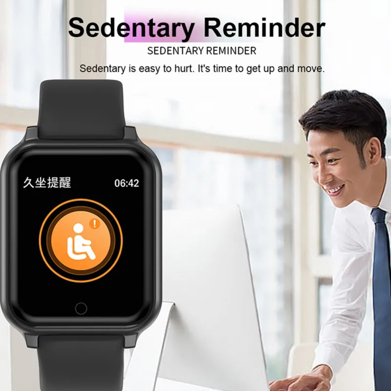 Умные часы T70 для мужчин и женщин мониторинг сердечного ритма артериального