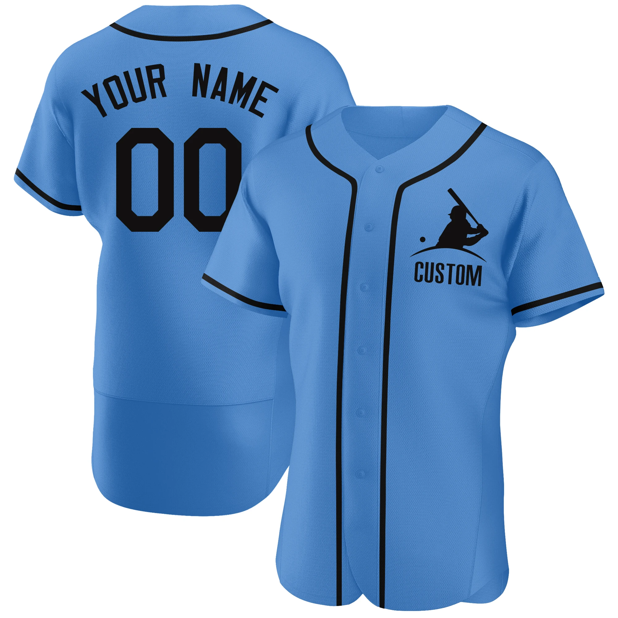 Custom Baseball Jersey Full Sublimated Name&Numbers&Logo Make Your Own Breathable Hip Hop Sportswear for Adults/Kids Best Gift