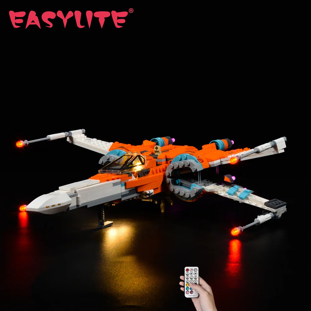 

LED Light Set For Star War 75273 Poe Dameron X-Wing Fighter DIY Toys Blocks Bricks Only Lighting Kit Not Include Model