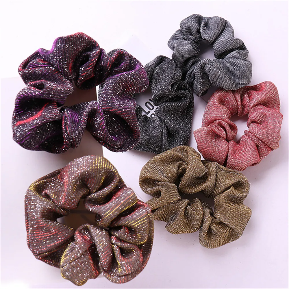

1Pcs Korean Headwear Hair Ring Jewelry Sequin Head Flower Rope Wild Lady Head Rope Headwear Accessories New Arrival