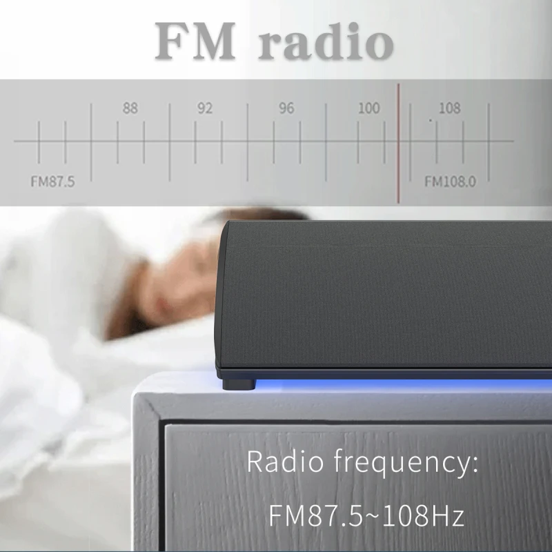 TV Speaker Bluetooth-compatible Speakers For Computer Soundbar Subwoofer Bass Stereo Column With Fm AUX TF RCA Music Center | Электроника