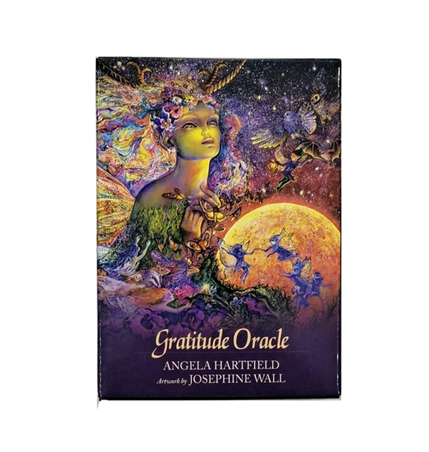 Gratitude Oracle Cards Divination Tarot Deck English Version Entertainment Board Game PDF Guidebook 1