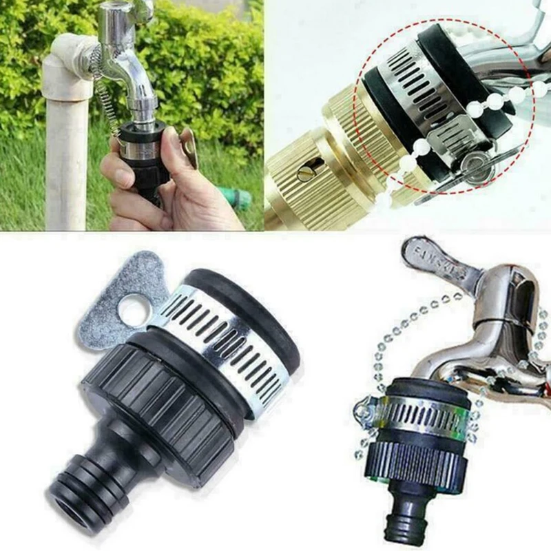 

1PC Universal To Garden Hose Pipe Connector Kitchen Bathroom Sink Water Tap Adapter Garden Accessories