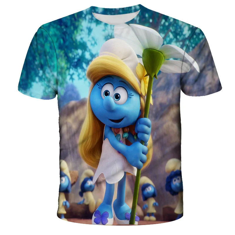 

Новейшие Летние подарки на день рождения для мальчиков и девочек, Мультяшные анимации, 3D Детские футболки, модные футболки большого размера...