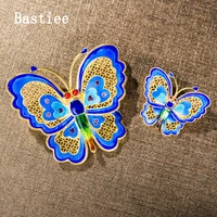 bastiee butterfly brooch silver 925 jewelry emerald brooch women hmong handmade ethnic luxury gifts