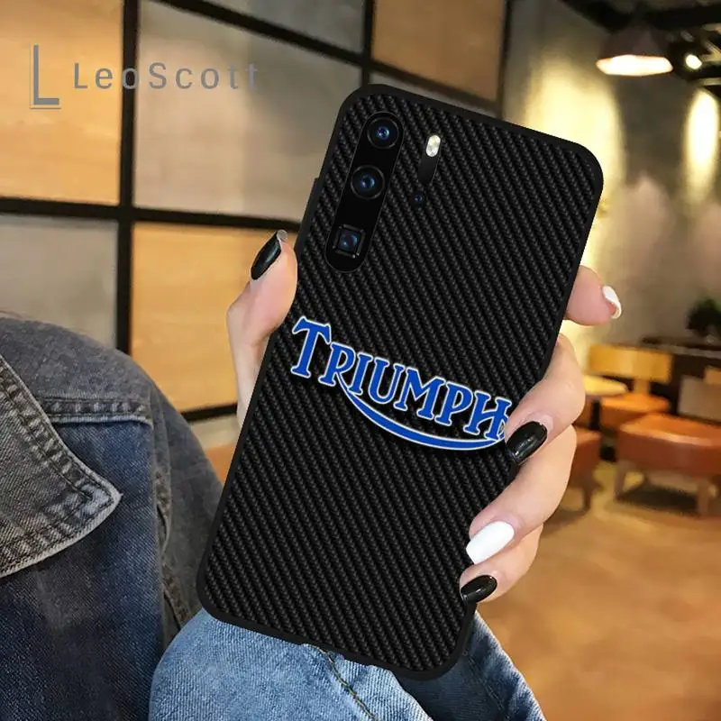 

Retro car design-Triumph ticket Phone Case For Huawei honor Mate P 9 10 20 30 40 Pro 10i 7 8 a x Lite nova 5t