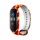 Мультяшный ремешок для Xiaomi Mi Band 6 5 4 3 сменный Браслет Силиконовый ТПУ мягкий браслет для Band 5 MiBand 6 5 4 ремешок