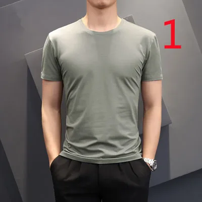 

Short-sleeved t-shirt men's summer tide brand clothes men 2021 new pure cotton