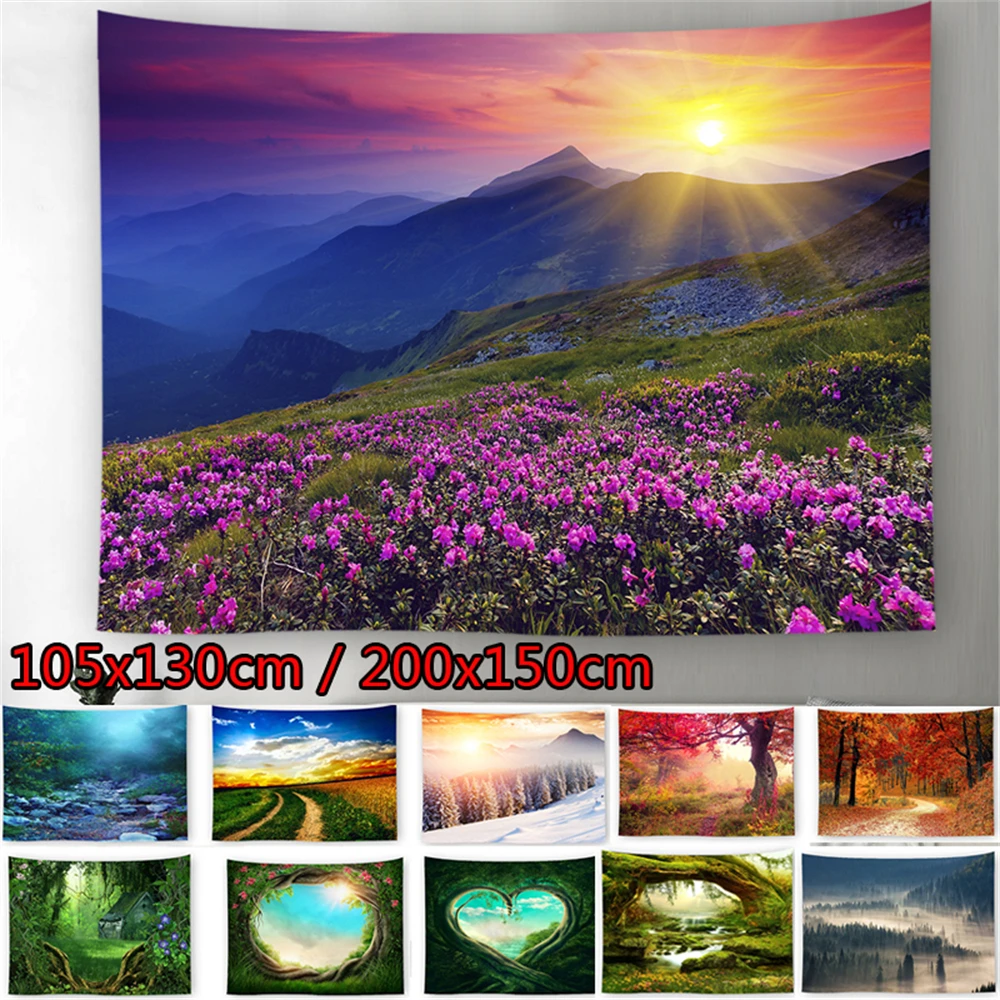 

Натуральный пейзаж, гобелен, пейзаж, серия, гобелен, подвесной тканевый фон, ткань, подвесные гобелены на стену