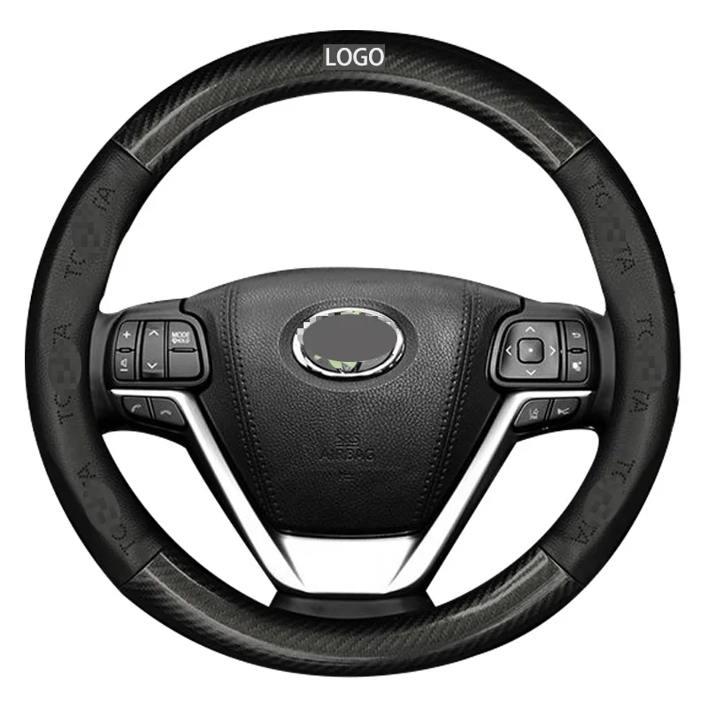 

Чехол на руль 38 см для Toyota 86, HiAce, Innova, ноя, Prius, Land Cruiser, Prado, Sienna, Sienta, Rush, Sequoia, Corolla