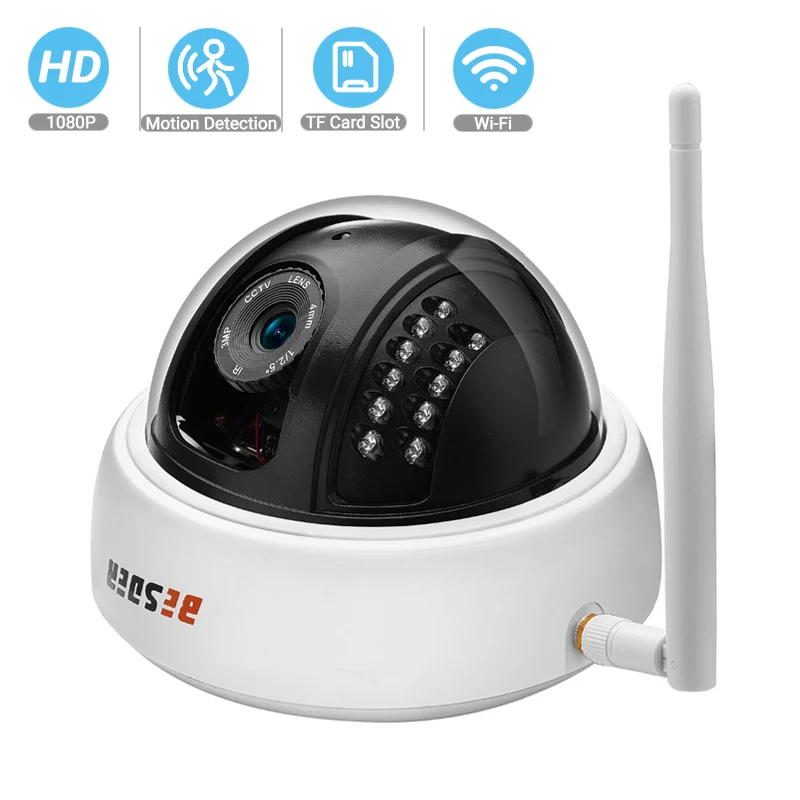 BESDER широкоугольный 1080P 720P 960P Беспроводная ip камера P2P Обнаружение движения Wifi &